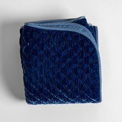 Silk Velvet Quilted Throw Blanket