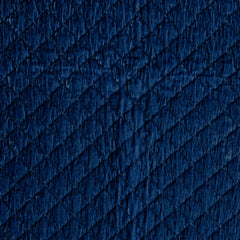 Silk Velvet Quilted Body Pillow from Bella Notte Linens in Tahoe Blue.