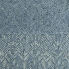 Trettino Sham from Bella Notte Linens in the color Tahoe Blue.