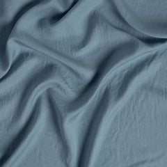 Madera Luxe Flat Sheet with Donella Lace from Bella Notte Linens in the color Tahoe Blue.