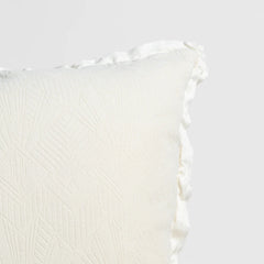 Trettino Sham from Bella Notte Linens in their new color, Natural.