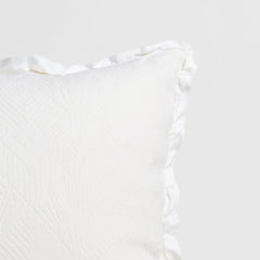 Trettino Sham from Bella Notte Linens in the color Winter White.