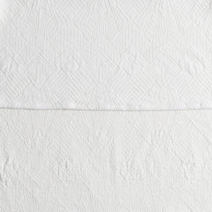 Trettino Sham from Bella Notte Linens in the color Winter White.