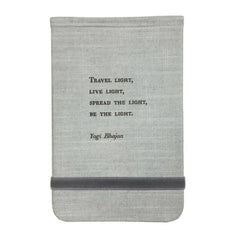 Yogi Bhajan Fabric Notebook from Sugarboo and Company
