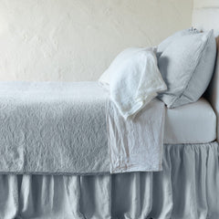 Adele Queen Coverlet in Cloud from Bella Notte Linens