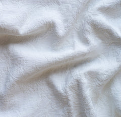 Adele Coverlet Fabric in White from Bella Notte Linens
