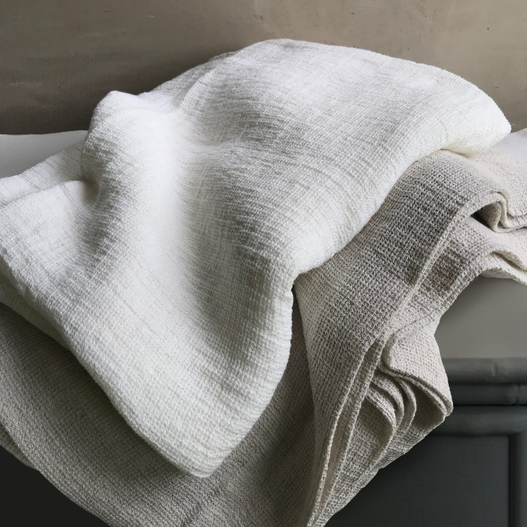 Arlesienne Blanket in Natural from Traditions Linens