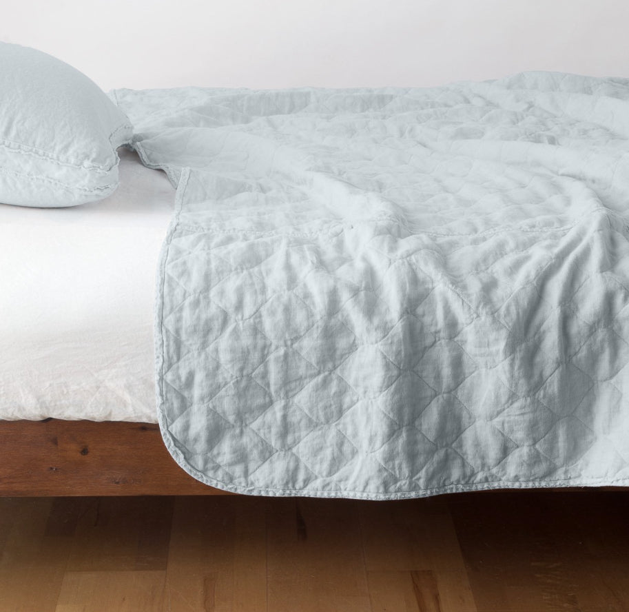 Austin King Coverlet in Cloud from Bella Notte Linens