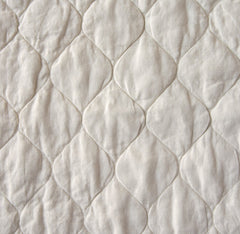 Austin Coverlet Fabric in Parchment from Bella Notte Linens