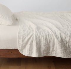 Austin King Coverlet in Parchment from Bella Notte Linens