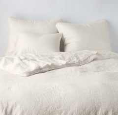 Austin King Duvet Cover in Parchment from Bella Notte Linens