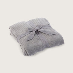 CozyChic Lite Ribbed Throw in Colors Pewter from Barefoot Dreams