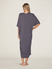 Luxe Milk Jersey Caftan in the Color Graphite from Barefoot Dreams