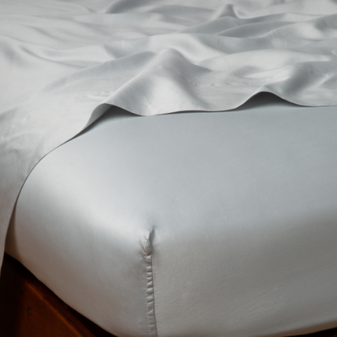 Bria Fitted Sheet - Cloud - King