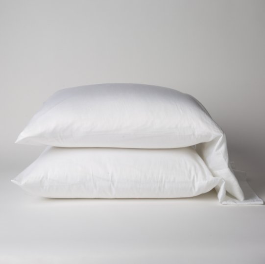 Standard Bria Pillowcase in White from Bella Notte Linens