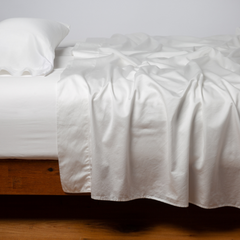 Standard Bria Pillowcase in Winter White from Bella Notte Linens
