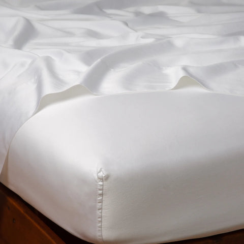 Bria Fitted Sheet - White - Twin - ARRIVING SOON!