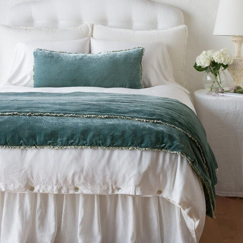 Carmen Bed End Blanket - Eucalyptus