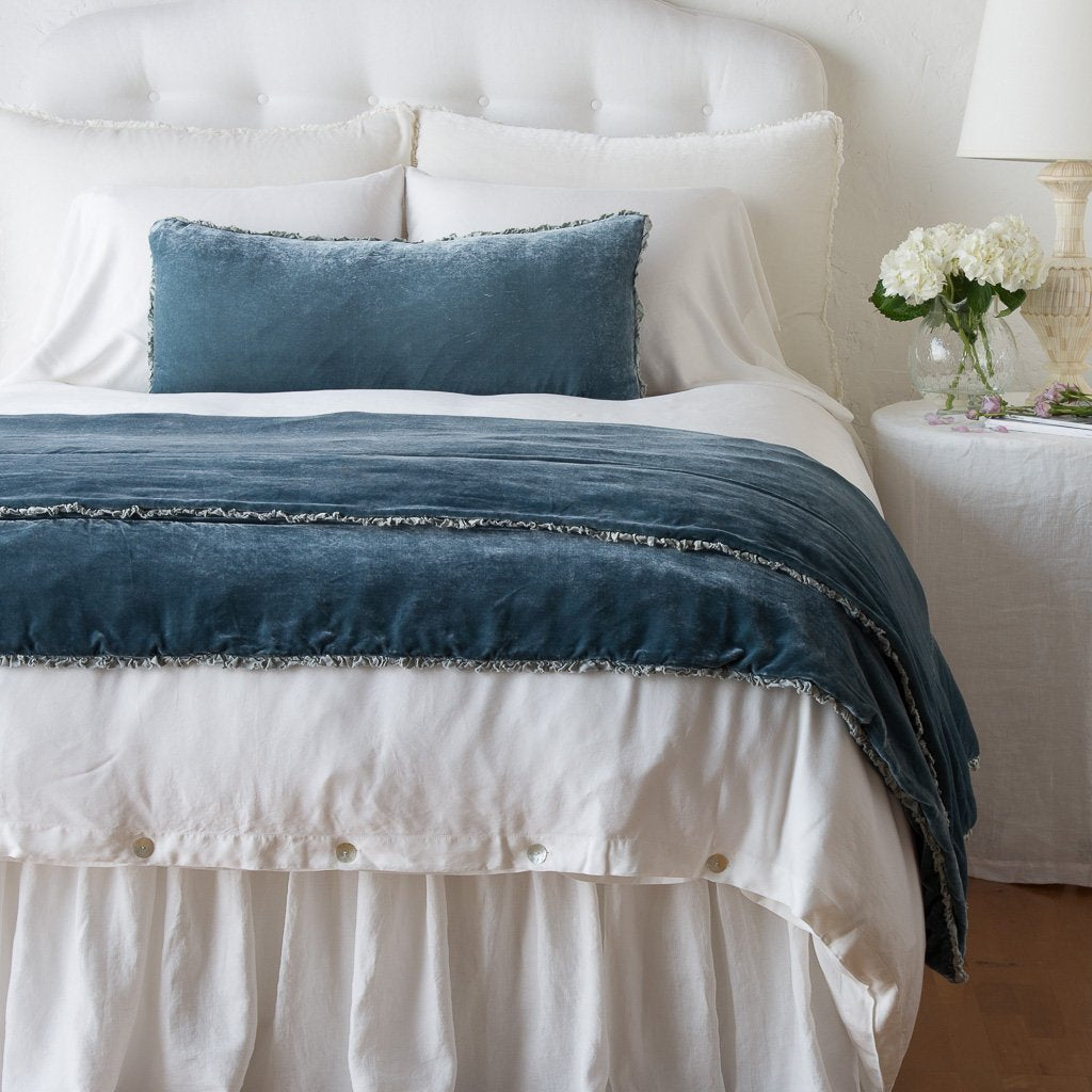Carmen Bed End in Mineral from Bella Notte Linens