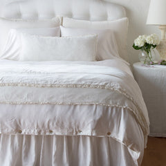 Carmen Bed End in Winter White from Bella Notte Linens