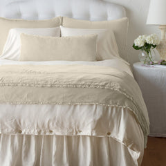 Carmen Lumbar Throw in Parchment from Bella Notte Linens