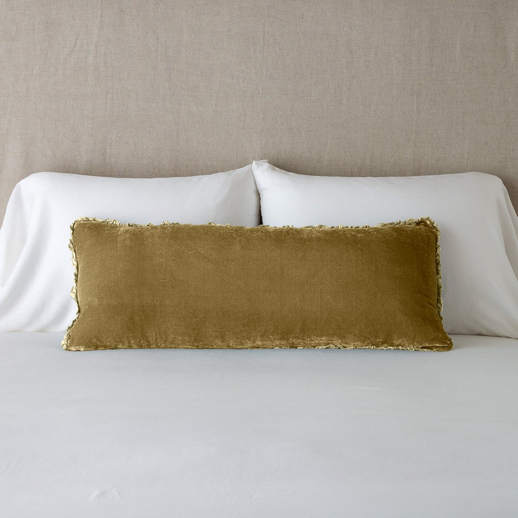 Carmen Lumbar Throw Pillow in Honeycomb from Bella Notte Linens