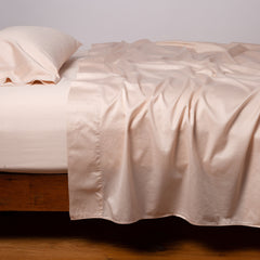 Bria Flat Sheet in Pearl from Bella Notte Linens