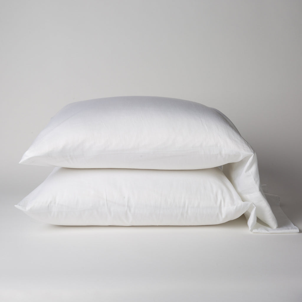 Bria Pillowcase in White from Bella Notte Linens