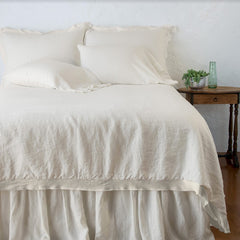 Delphine King Coverlet in Parchment from Bella Notte Linens