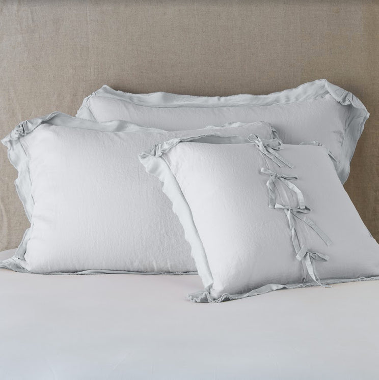 Delphine Euro Sham in Sterling from Bella Notte Linens