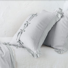 Delphine Euro Sham in Sterling from Bella Notte Linens