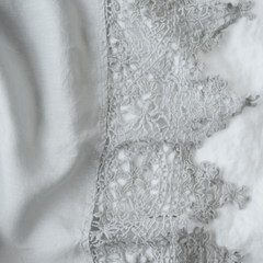 Standard Frida Pillowcase in Cloud from Bella Notte Linens