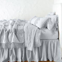 Frida King Pillowcase in Cloud from Bella Notte Linens