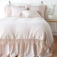 Frida King Pillowcase in Pearl from Bella Notte Linens