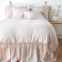 Frida Standard Pillowcase in Pearl from Bella Notte Linens