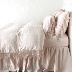 Frida Standard Pillowcase in Pearl from Bella Notte Linens