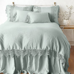 Frida Standard Pillowcase in Eucalyptus from Bella Notte Linens