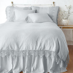 Frida Standard Pillowcase in Sterling from Bella Notte Linens