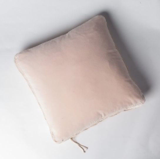 Harlow 24x24 Square Throw Pillow in Pearl from Bella Notte Linens