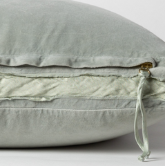 Harlow Accent Throw Pillow in Eucalyptus from Bella Notte Linens