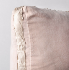 Harlow Accent Throw Pillow in Pearl from Bella Notte Linens