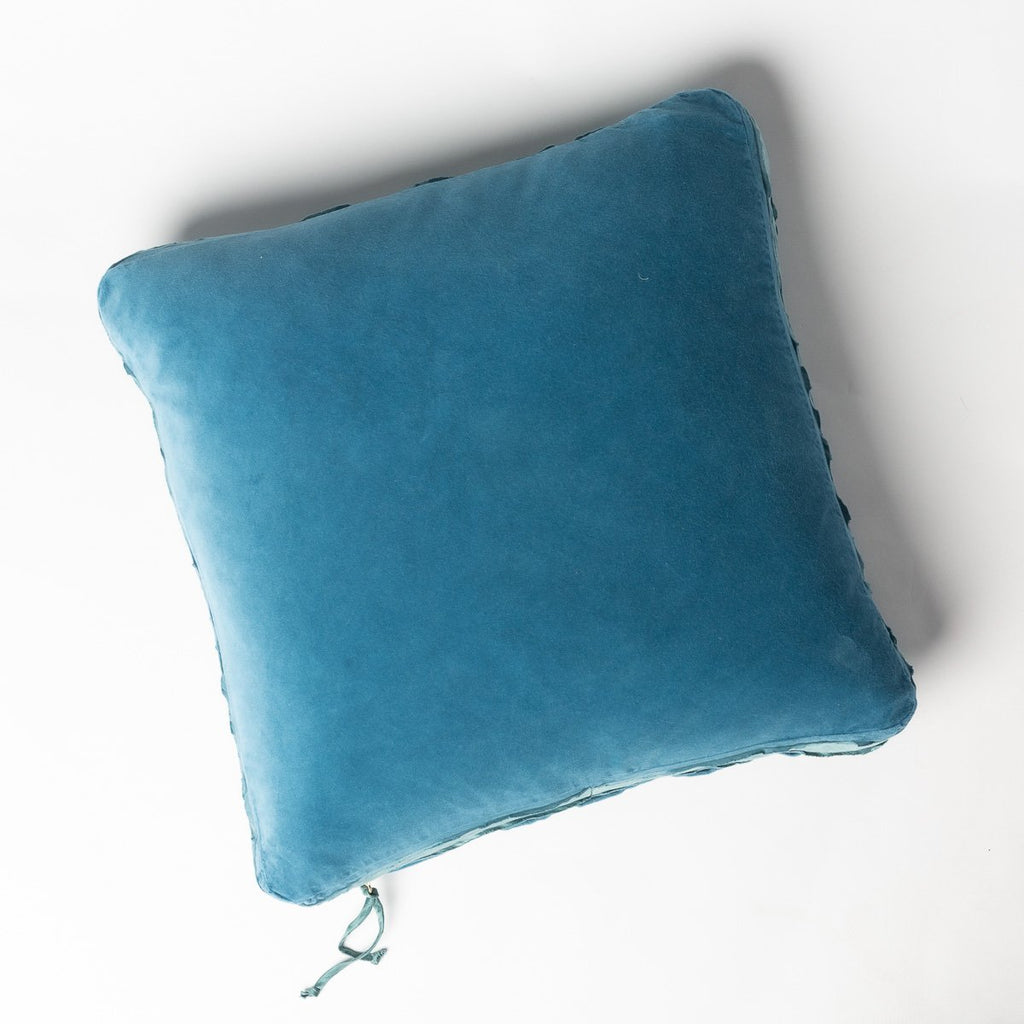 Harlow 24 x 24 Throw Pillow in Cenote from Bella Notte Linens