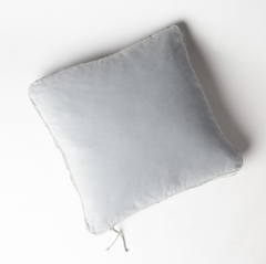 Harlow Square Throw Pillow in Cloud from Bella Notte Linens