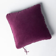 Harlow 24 x 24 Throw Pillow in Fig from Bella Notte Linens