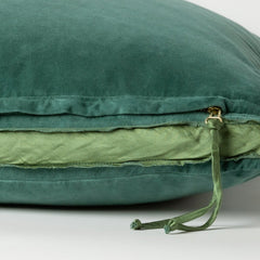 Harlow 24 x 24 Throw Pillow in Jade from Bella Notte Linens