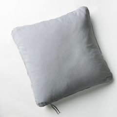 Harlow Square Throw Pillow in Mineral from Bella Notte Linens