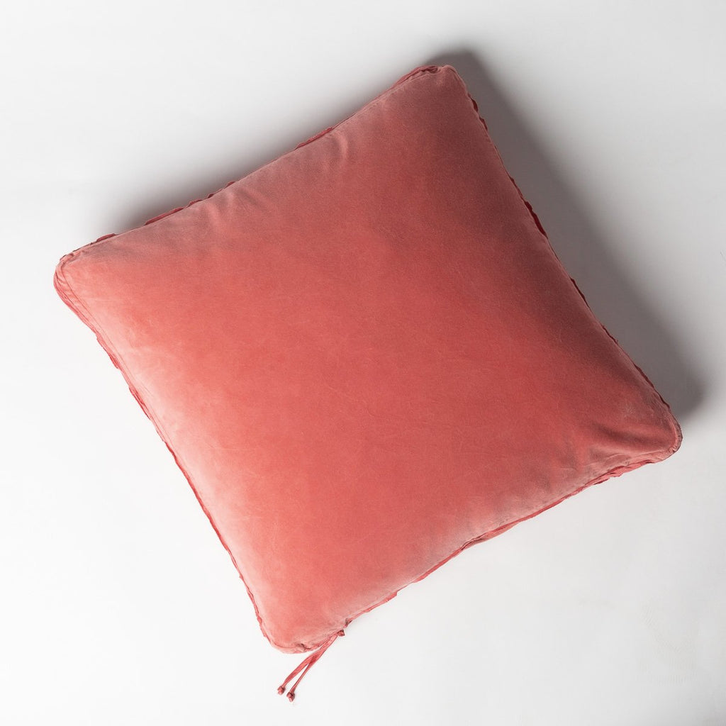 Harlow 24 x 24 Throw Pillow in Poppy from Bella Notte Linens