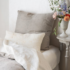Ines Euro Sham in Fog from Bella Notte Linens