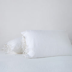 Ines Standard Sham in White from Bella Notte Linens
