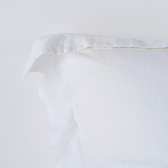 Deluxe Linen Sham in White from Bella Notte Linens